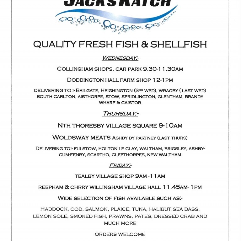 Jackskatch Ltd, Mobile Fishmonger